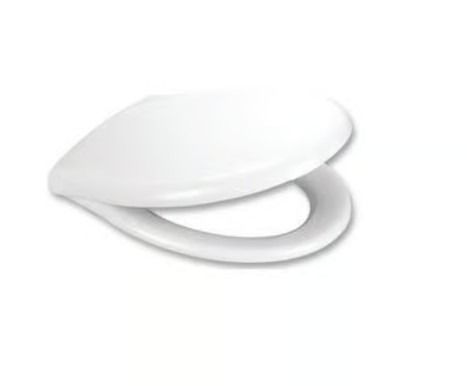 Carrara and Matta Nord Plus Inox thermoset toilet seat with cover metal hinge White Bemis Nord Toilet Seat 100452000 Bathroomsuites