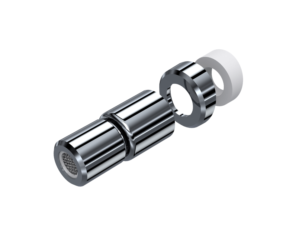 BIDET AERATOR NOZZLE SET 230018 IN CHROME DIMENSIONS 38 × 25 × 20 cm