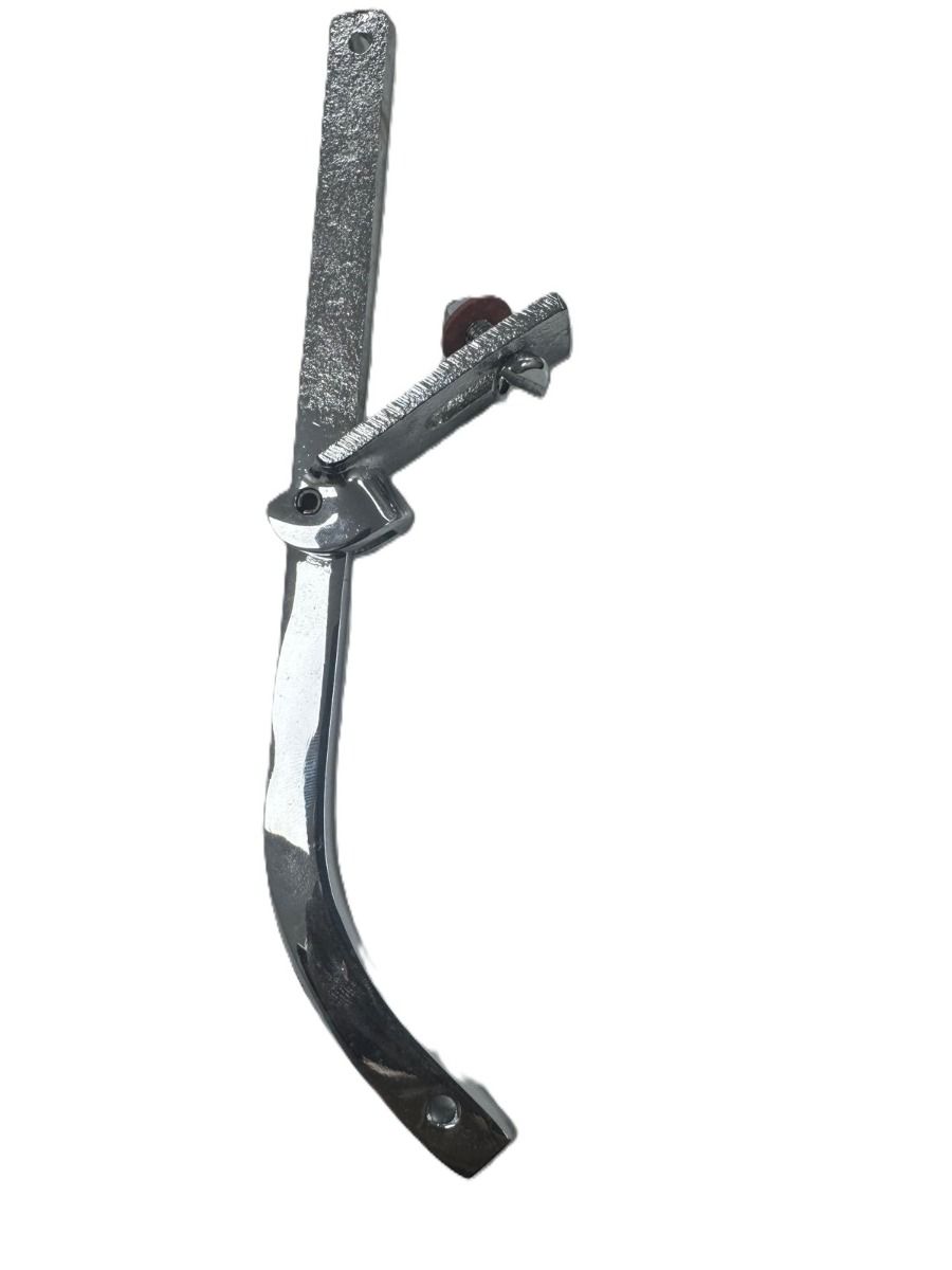 Bright Chrome Fulcrum Lever Arm 210mm with metal bracket high-level toilet