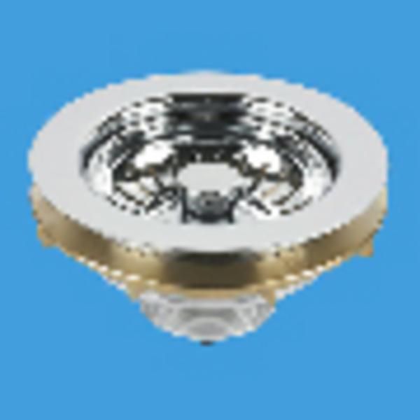 McAlpine BSW-BR-CP Basket Strainer Waste BN/Spring