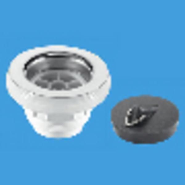 McAlpine BSW10 1.1/2in U/S Bath Waste & plug