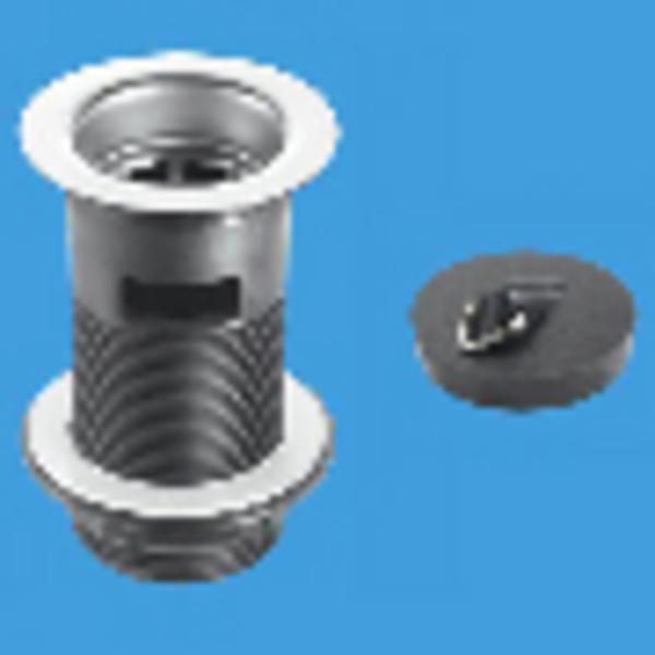 McAlpine BSW12C 1.1/4in S/O Basin Wste plug c&sty