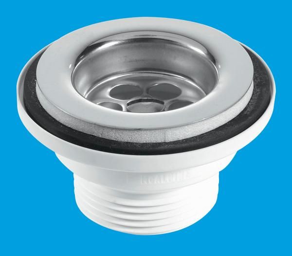 McAlpine BSW1P 1.1/4in Centrepin Basin Waste/plug