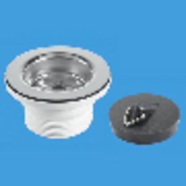 McAlpine BSW9P 1/1/4in Centrepin Bath Waste plug