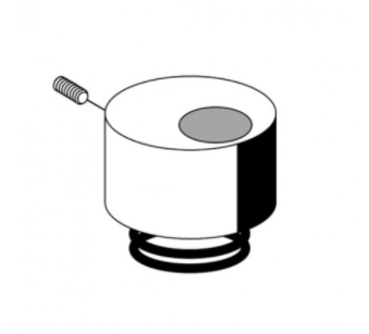 230420699 SCHELL operating hood with pressure spring for toilet flush fitting SILENT ECO chrome / 4021163143669