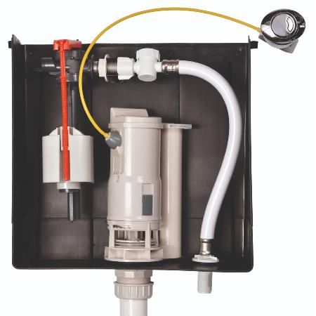 Macdee CDC41CP-AG Duo Compact Concealed Cistern