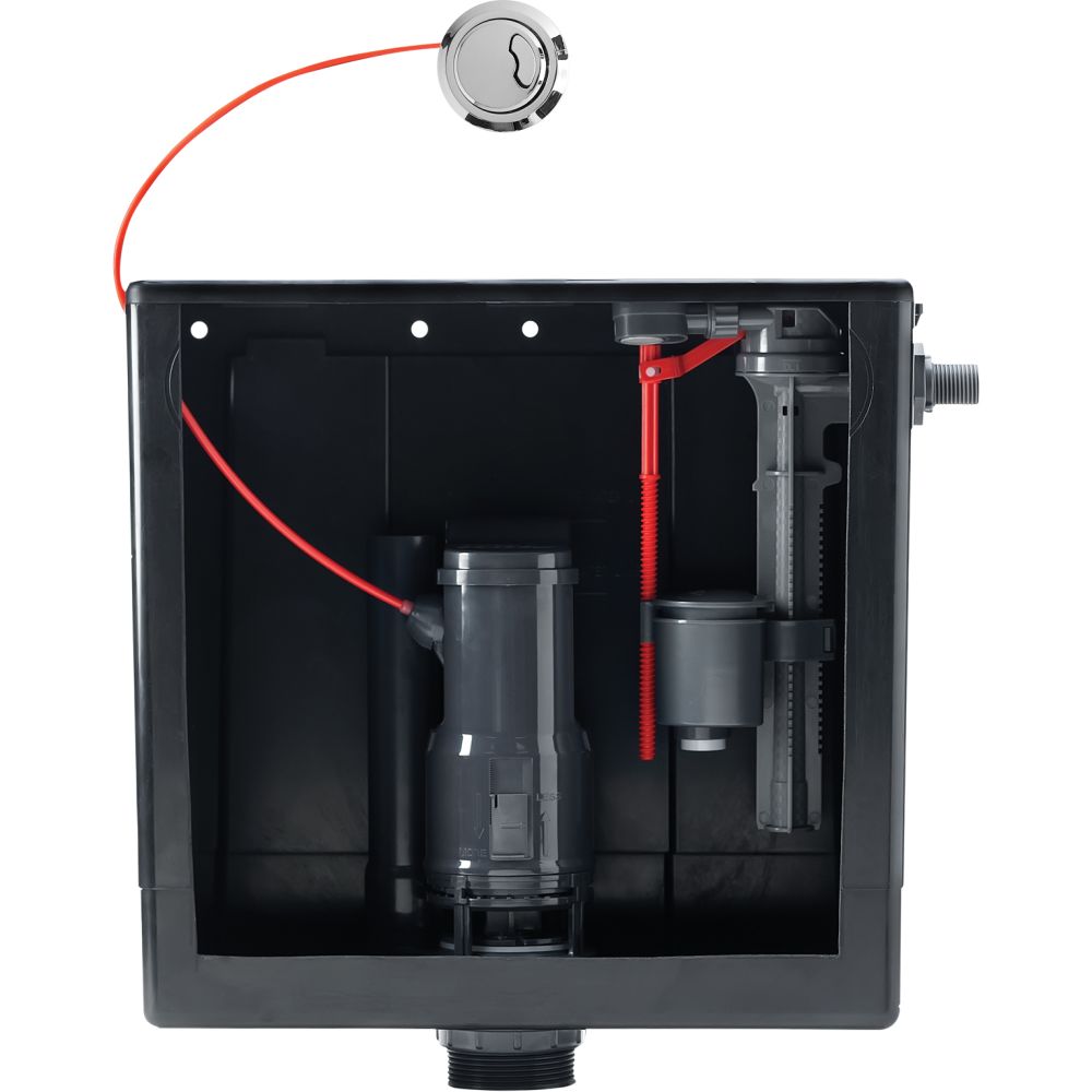 WIRQUIN Macdee CDC71CP-AG Duo Compact Concealed Cistern