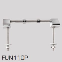 Celmac Bottom Fix Chrome Toilet Seat Hinges FUN11CP