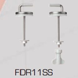 Celmac Concealed Stainless Steel Toilet Seat Hinge Set FDR11SS