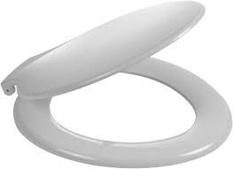 Celmac Calypso dual position plastic toilet seat and cover Black SCA21WH