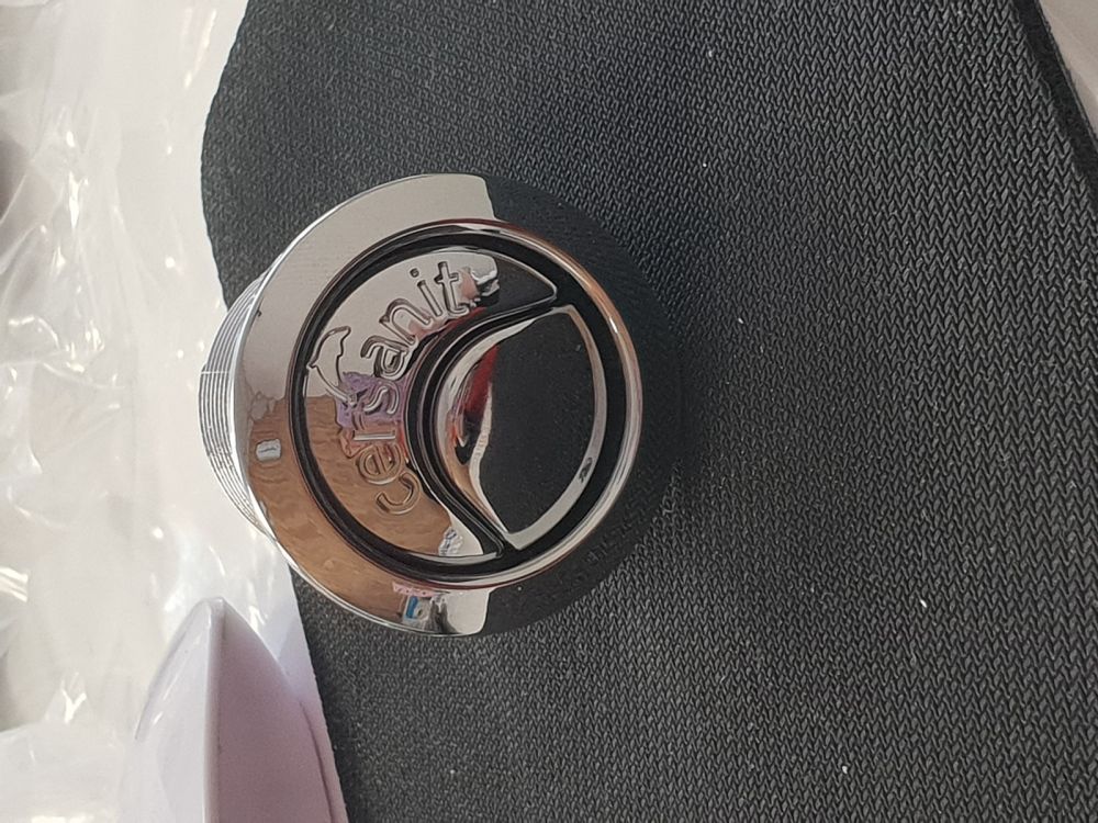 Cersanit Chrome Dual Flush Push Button