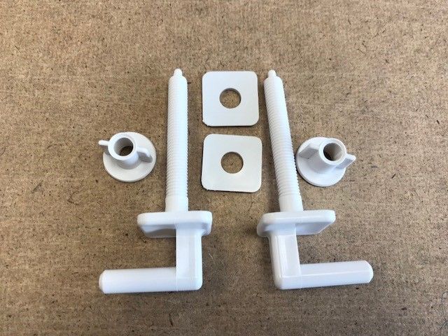 Cersanit Universal Toilet Seat Hinges Plastic not same as Twyford jupiter Hinges