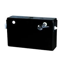 Wirquin Concealed single flush siphon operated side entry top access dual overflow cistern, 210mm chrome lever -CFH14CP