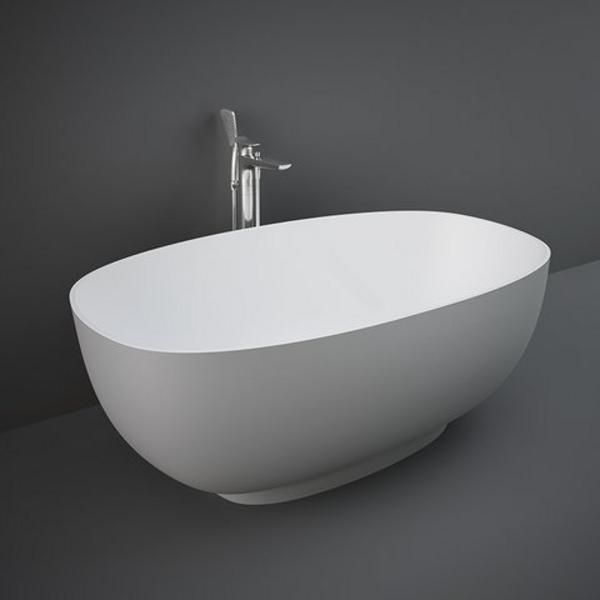 RAK Cloud Freestanding Bath Tub In Grey CLOBT14075503 Bathroomsuites
