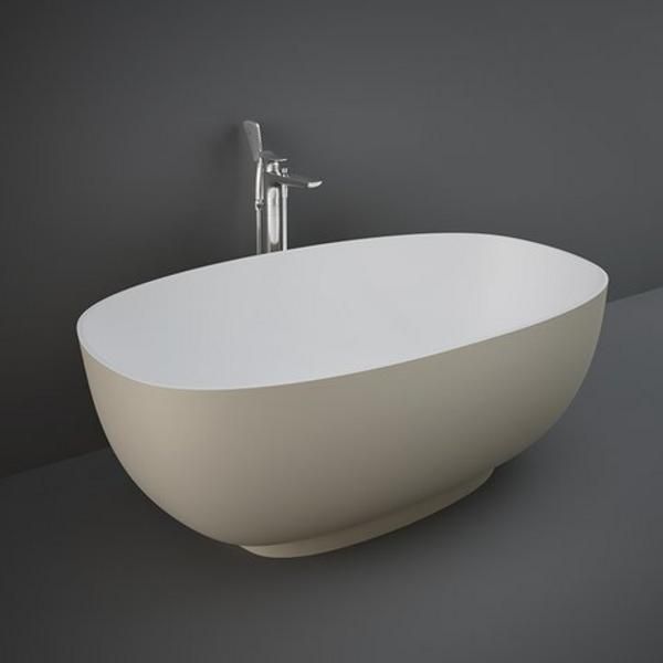 RAK Cloud Freestanding Bath Tub In Cuppuccino CLOBT14075514 Bathroomsuites