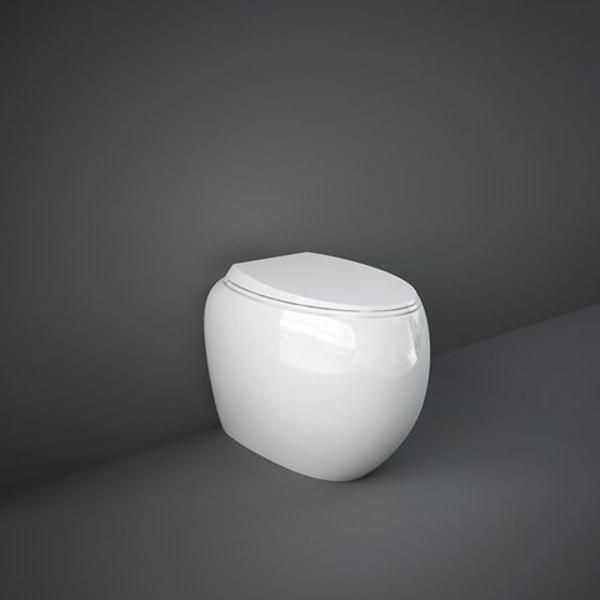 RAK Cloud Btw Pan With Universal Trap CLOWC1346AWHA Bathroomsuites
