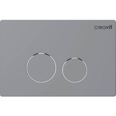 Creavit GP900200 Terra Matt Gray Painted Control Panel Creavit