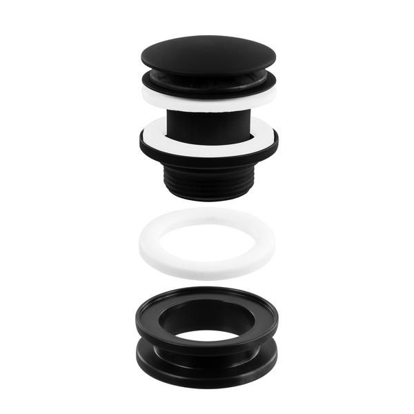 McAlpine 1.25 x 60mm Clicker Waste Brass Matt Blk CWP60-CB-MB Bathroomsuites