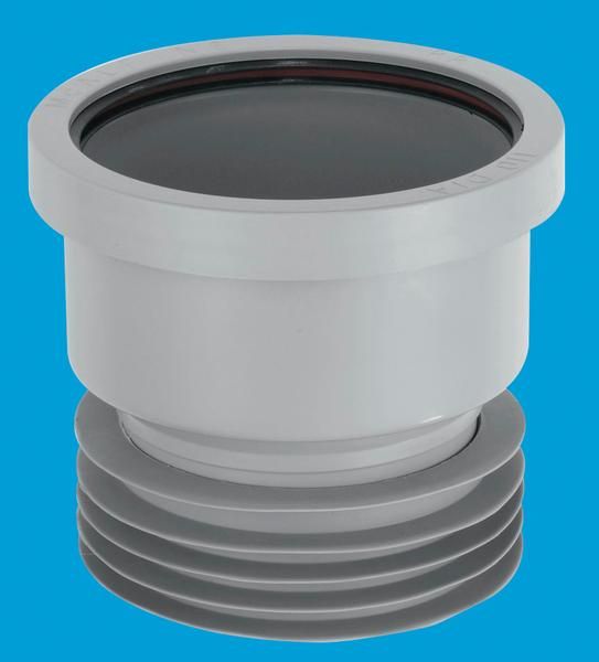 McAlpine DC1GR-OS Gry Drain Con O/Set 4in/100mm{10