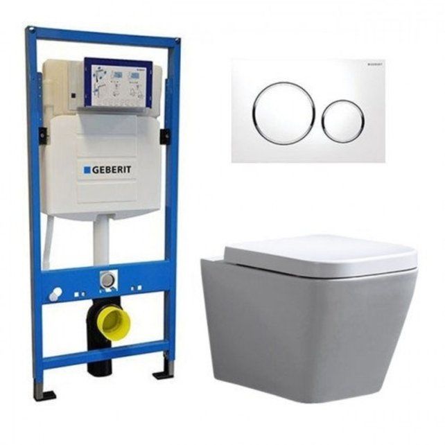 Geberit UP 320 Toilet set - Alexandria Sigma-20 White - Built-in WC Wall-hung toilet DC2472