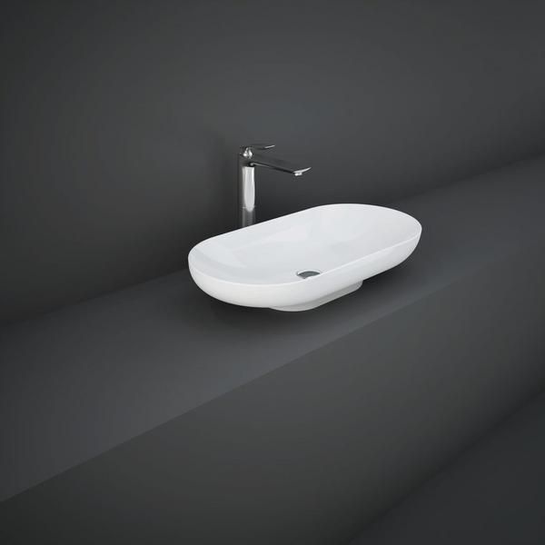 RAK Des Counter Top Bsn Without Overflow DESCT7000AWHA Bathroomsuites