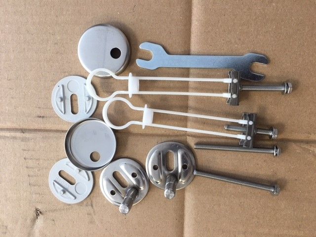Pressalit DF4 Seat Toilet Seat Hinges Chrome