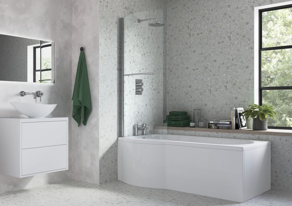 P.Shape.Bath.Screen.......