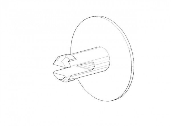 Dornbracht decorative cap spare parts 093120049 chrome, 093120049-00