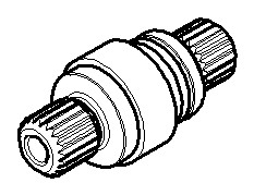Dornbracht spindle D12.15 x 30 04290602400-00 chrome