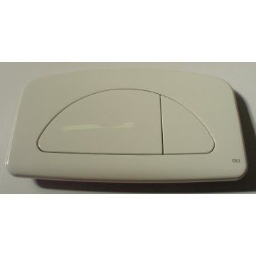 SANINDUSA / OLI DUAL FLUSH DIAMOND FLUSH PLATE PLASTIC OLIVER OL0627001 / 5604005568593 / 43300