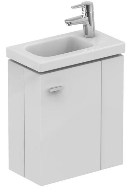 Ideal Standard Spares Concept Space 450 x 250mm wall hung Guest basin unit with L shaped door - Right hand - White -E0371WG