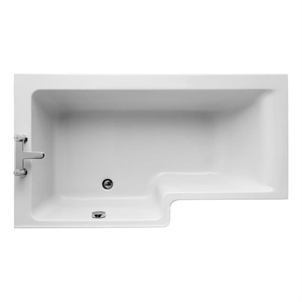 Ideal Standard Concept 150 x 70cm Square Shower Bath, left hand - no tapholes E049501