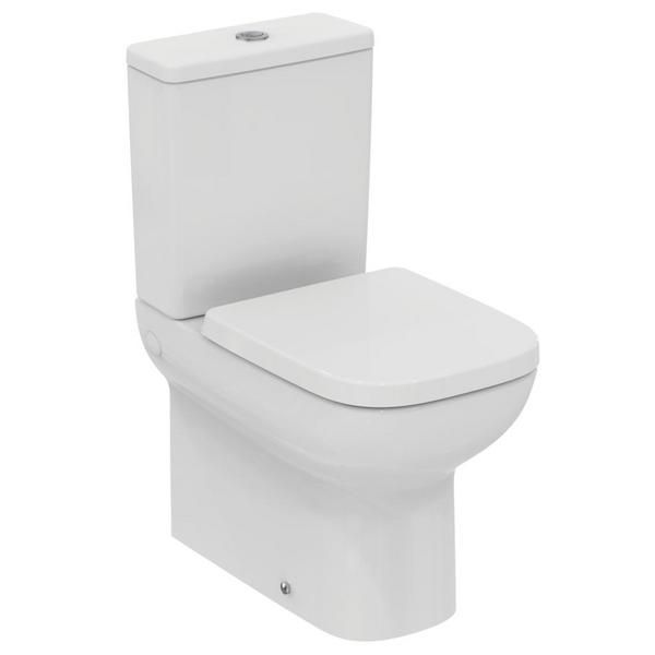 Ideal Standard  Ideal Standard i.life A close coupled back to wall wc bowl with horizontal outlet and rimls+ technology   E251001