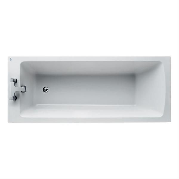 Ideal Standard Tempo Arc 170 x 70cm water saving bath - no tap holes E256501