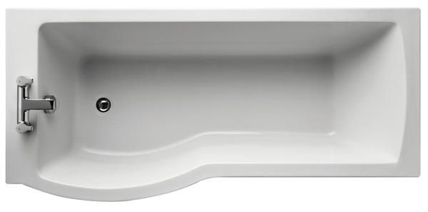 Ideal Standard Tempo Arc 170cm Shower bath - Right hand - no tapholes E256701