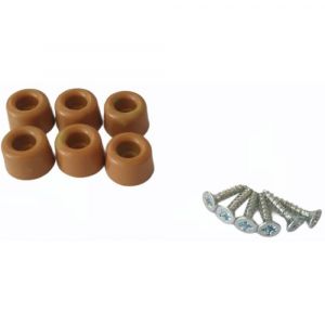 SET OF BUFFERS FOR WOODEN SEAT