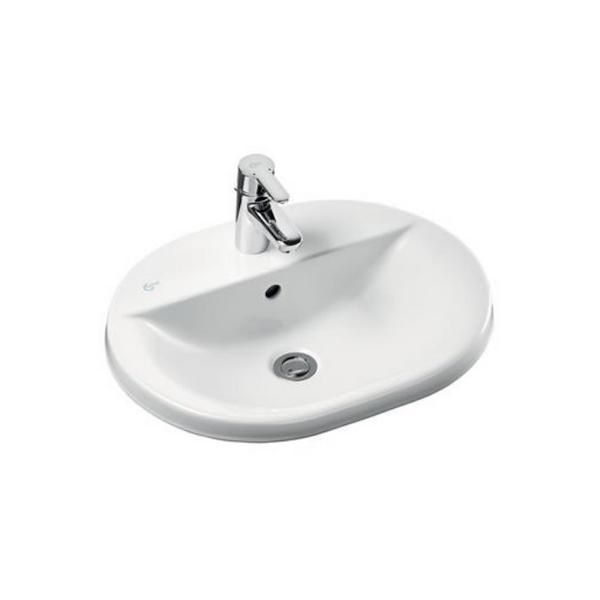 Ideal Standard Concept Oval 55cm inset basin - one taphole E500401