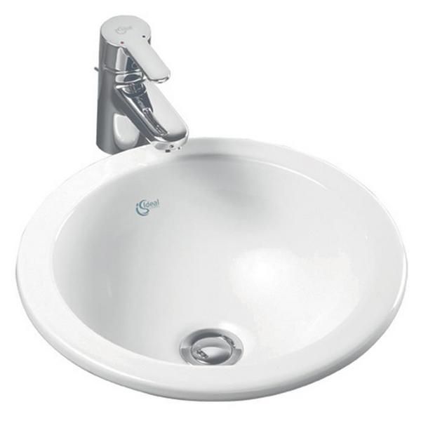 Ideal Standard  Concept Sphere 38cm inset basin, no tap deck  E502301