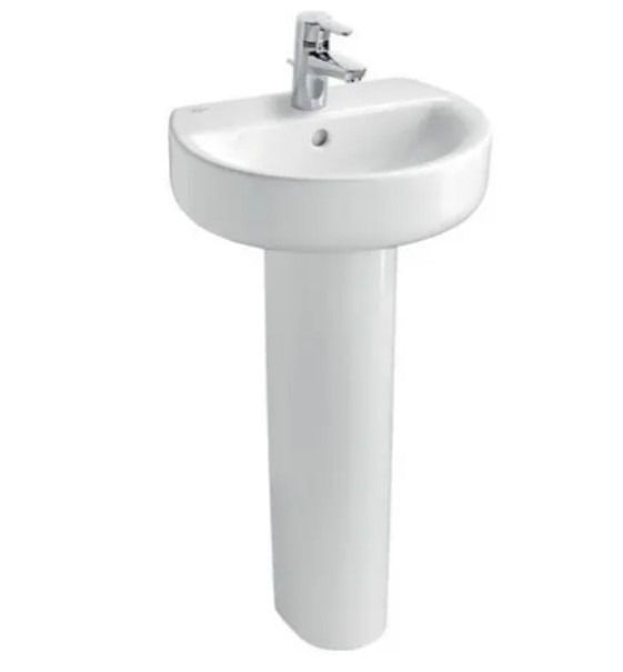 Ideal Standard  Concept Sphere 45cm hand rinse basin one taphole  E805501 PEDESTAL NOT INCLUDED