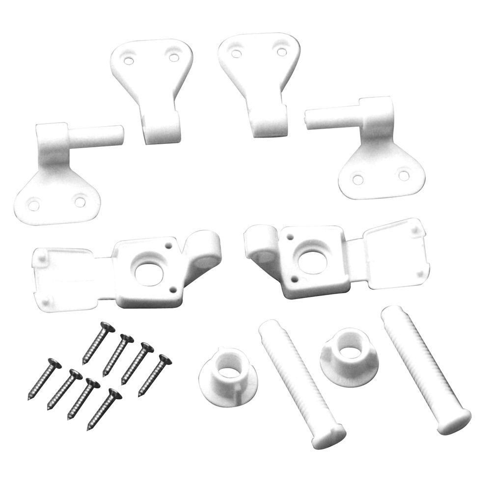 Everbilt Toilet Seat Hinges in White