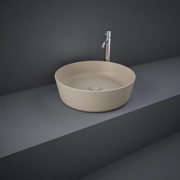 RAK Feeling 42Cm Round Counter Top Wash Bsn FEECT4200514A Bathroomsuites