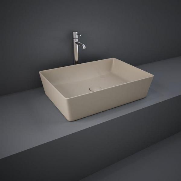 RAK Feeling 50Cm Rectangular Counter Top Wash Bsn FEECT5000514A Bathroomsuites