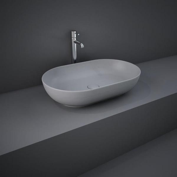 RAK Feeling 55Cm Oval Counter Top Wash Bsn FEECT5500503A Bathroomsuites