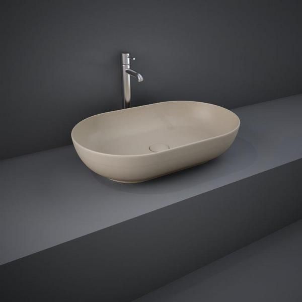 RAK Feeling 55Cm Oval Counter Top Wash Bsn FEECT5500514A Bathroomsuites
