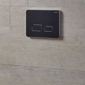 Flush Plate Sense Black Control Panel 23546 