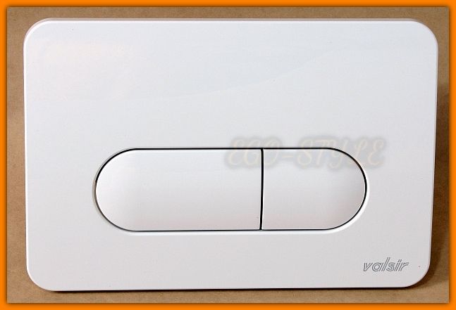 Flushing button Evolut Space Cubik Tropea3 VS0871501 VALSIR white