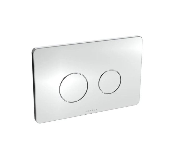 Sanuex Dot FLUSHE 2.0 flush plate in Chrome FP110
