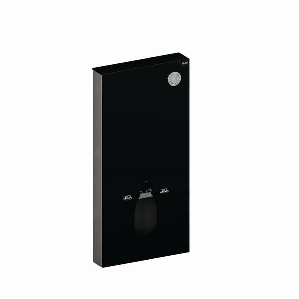 RAK Obelisk Cistern Cabinet For Wh Pan In Black FS04RAKCABBLK Bathroomsuites