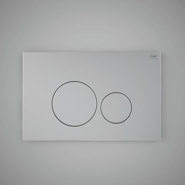 RAK Ecofix White Fp With Round Push Plate FSRAKPPL003 Bathroomsuites