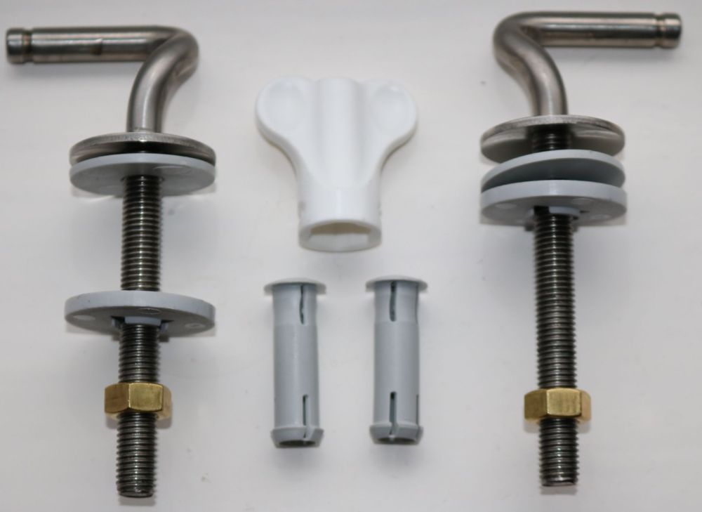 Galliano Toilet Seat Hinges without the Straps